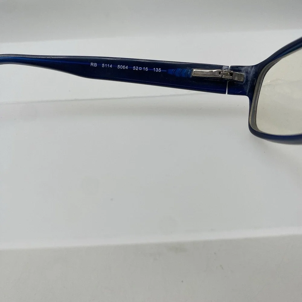 Rayban Eyeglasses FRAMES ONLY RB 5114 Full Rim 52-16-135 Brown/blue 226